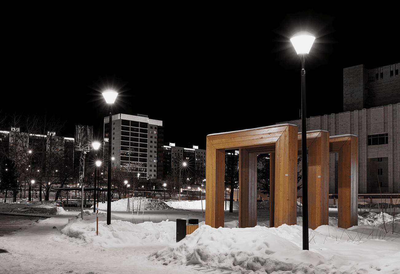 Благоустройство Сада им. Любимова, г.Пермь - проектирование освещения от компании Световые Технологии