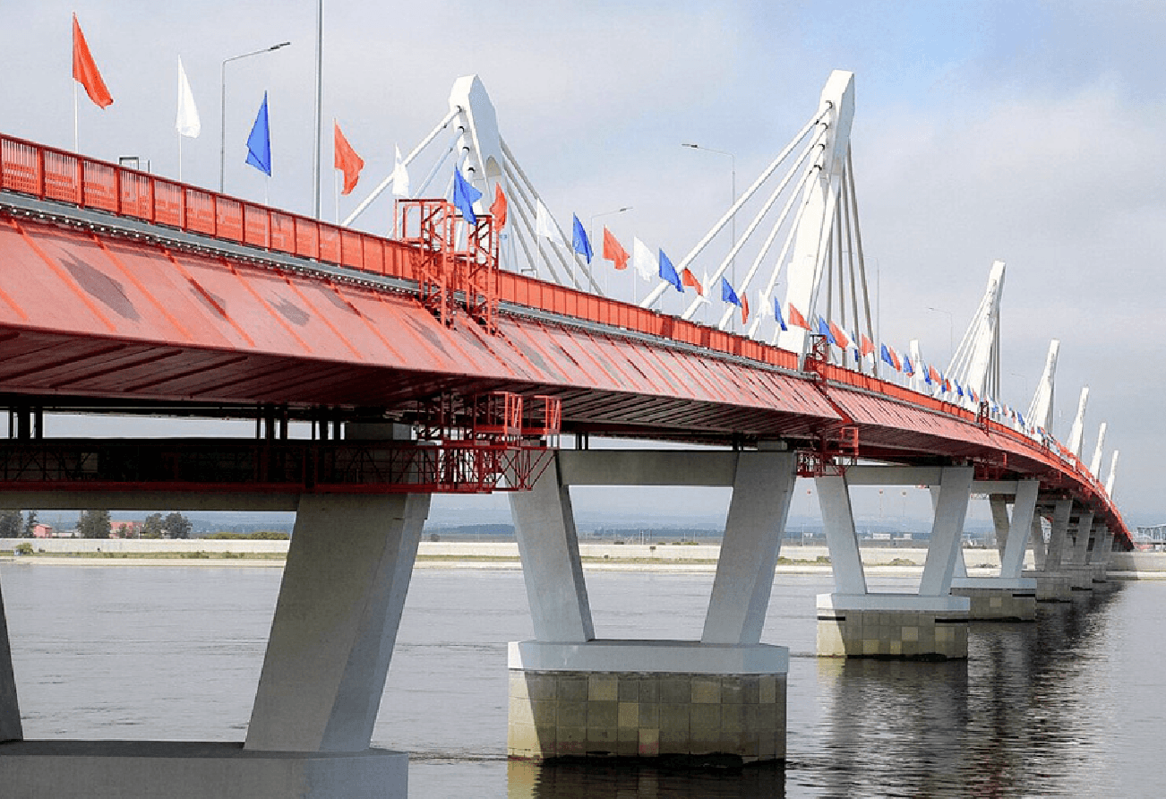 Автомобильный мост - проектирование освещения от компании Световые Технологии