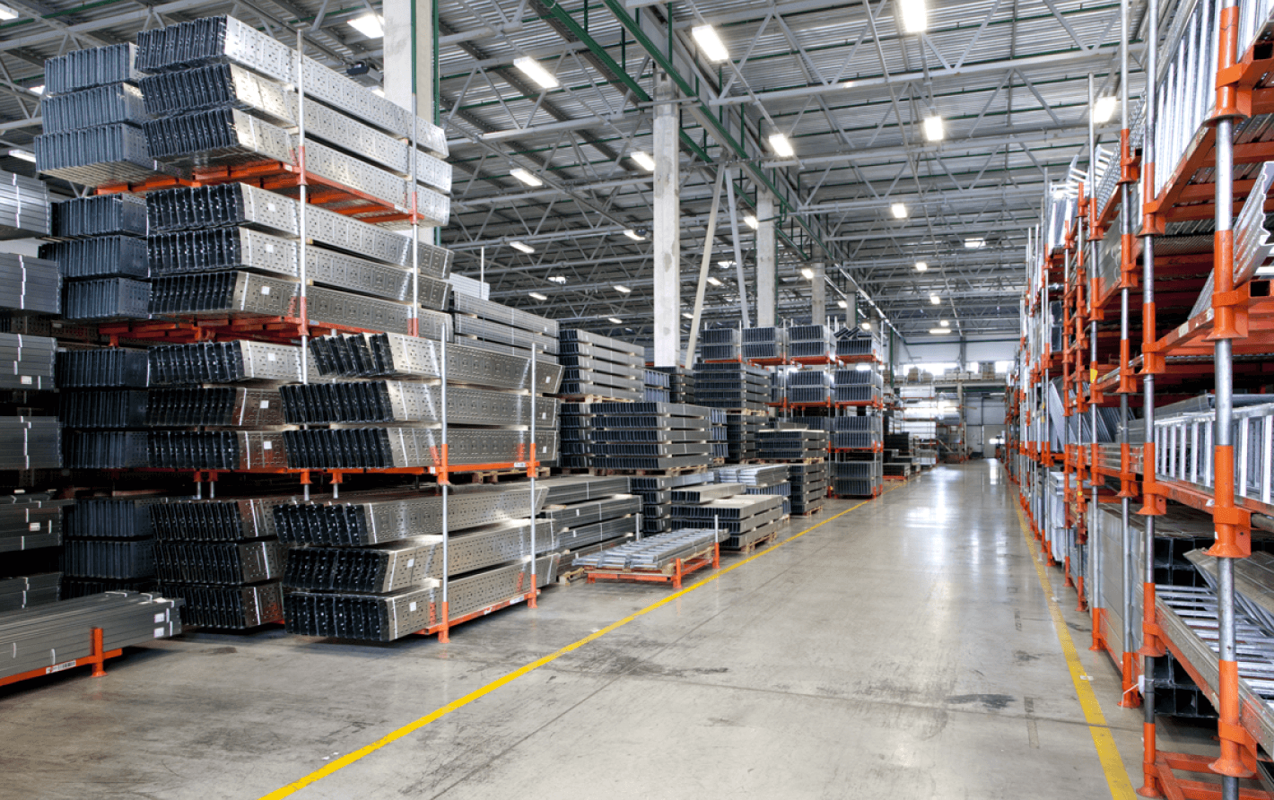 паллетное хранение - проектирование освещения от компании Световые Технологии