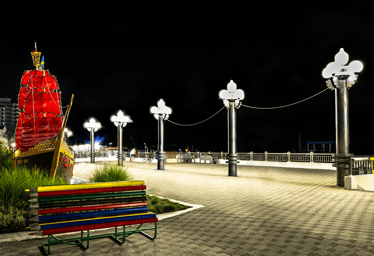 Энергосервисный контракт: Анапа - проектирование освещения от компании Световые Технологии