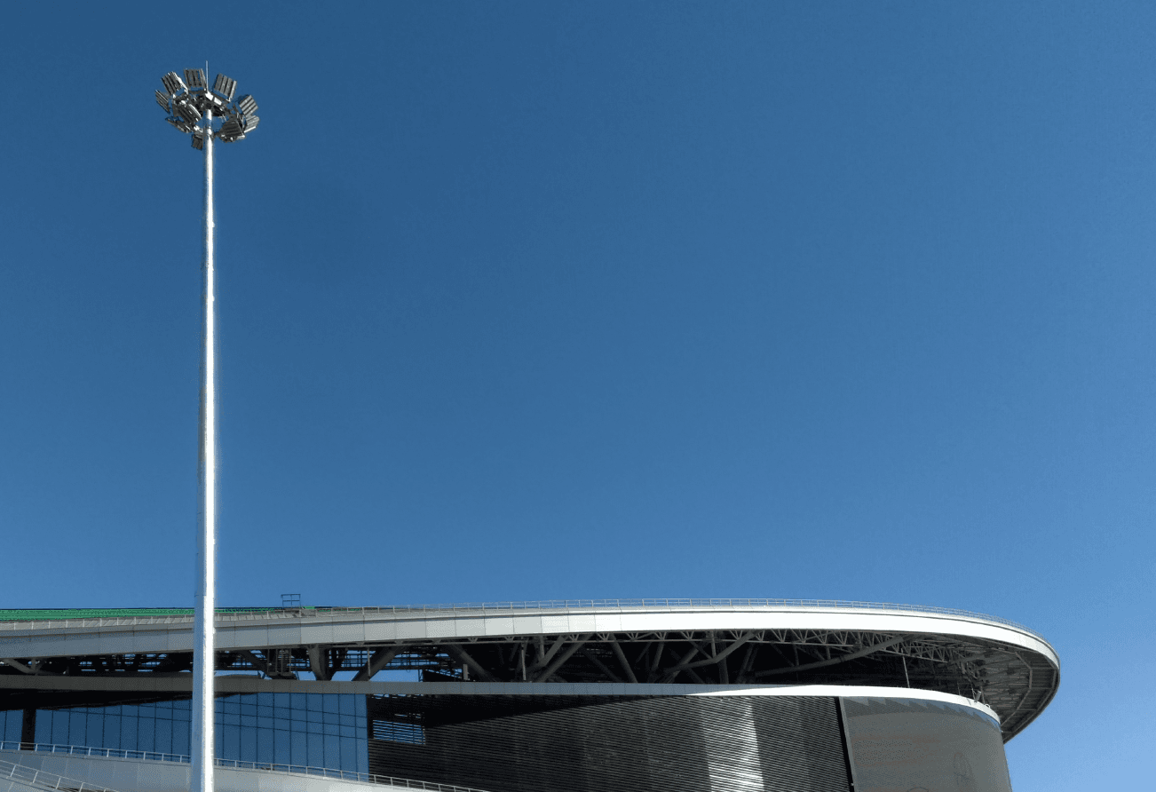 Казань-арена - проектирование освещения от компании Световые Технологии