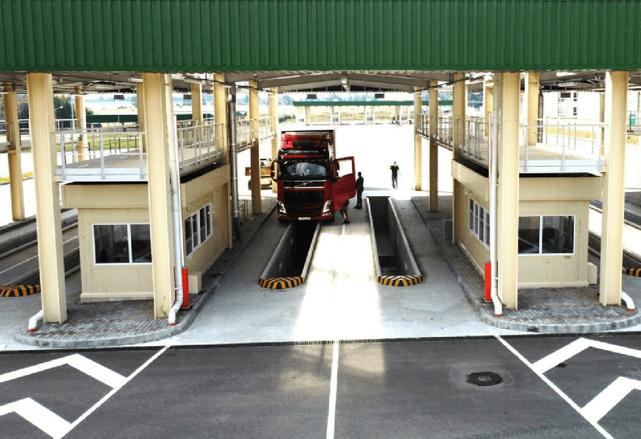 Автомобильный пункт пропуска Дубки - проектирование освещения от компании Световые Технологии