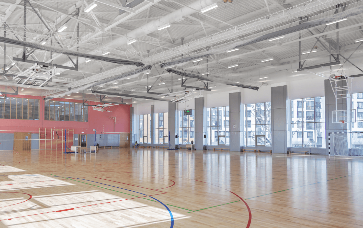 sports halls and sports and recreation centers - проектирование освещения от компании Световые Технологии