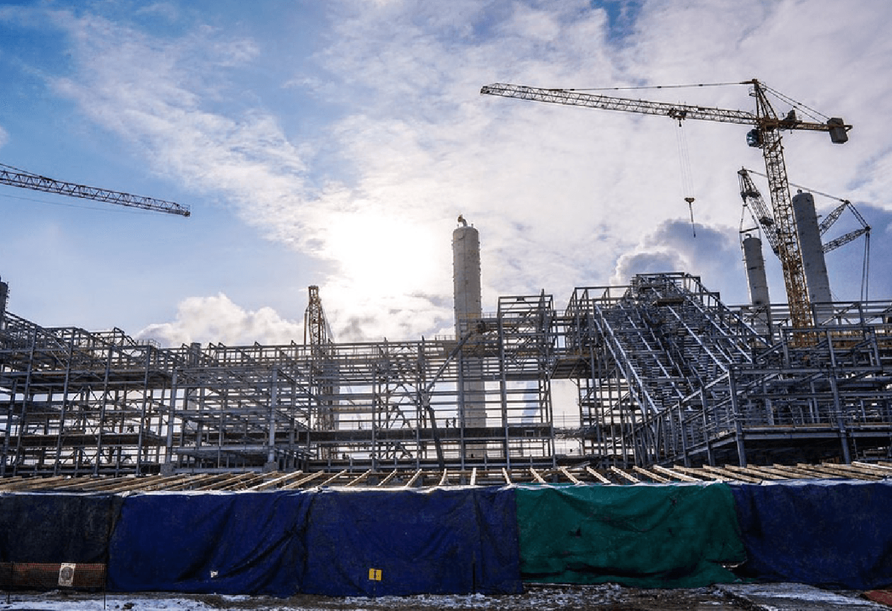 Установка по производству полипропилена - проектирование освещения от компании Световые Технологии