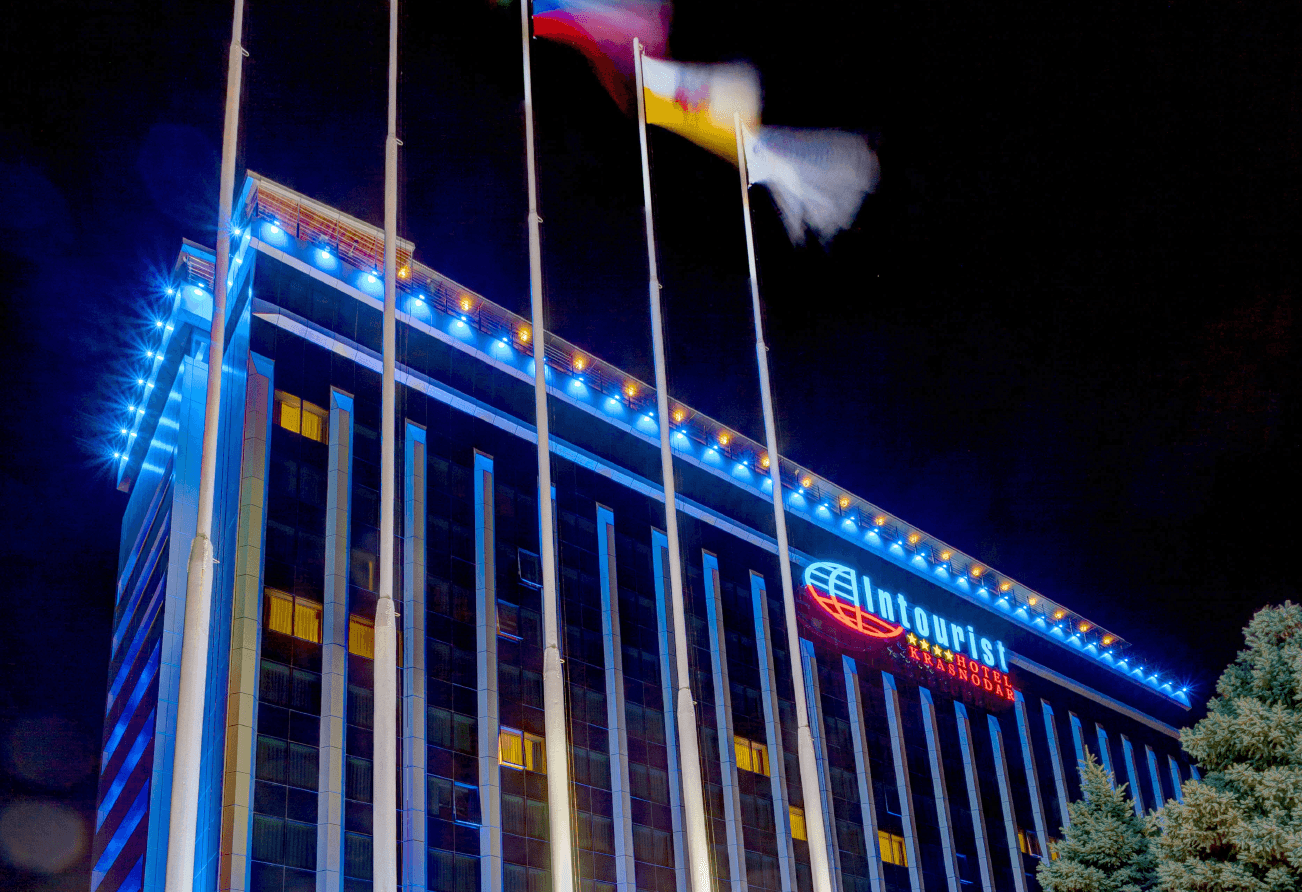 Гостиница Интурист - проектирование освещения от компании Световые Технологии